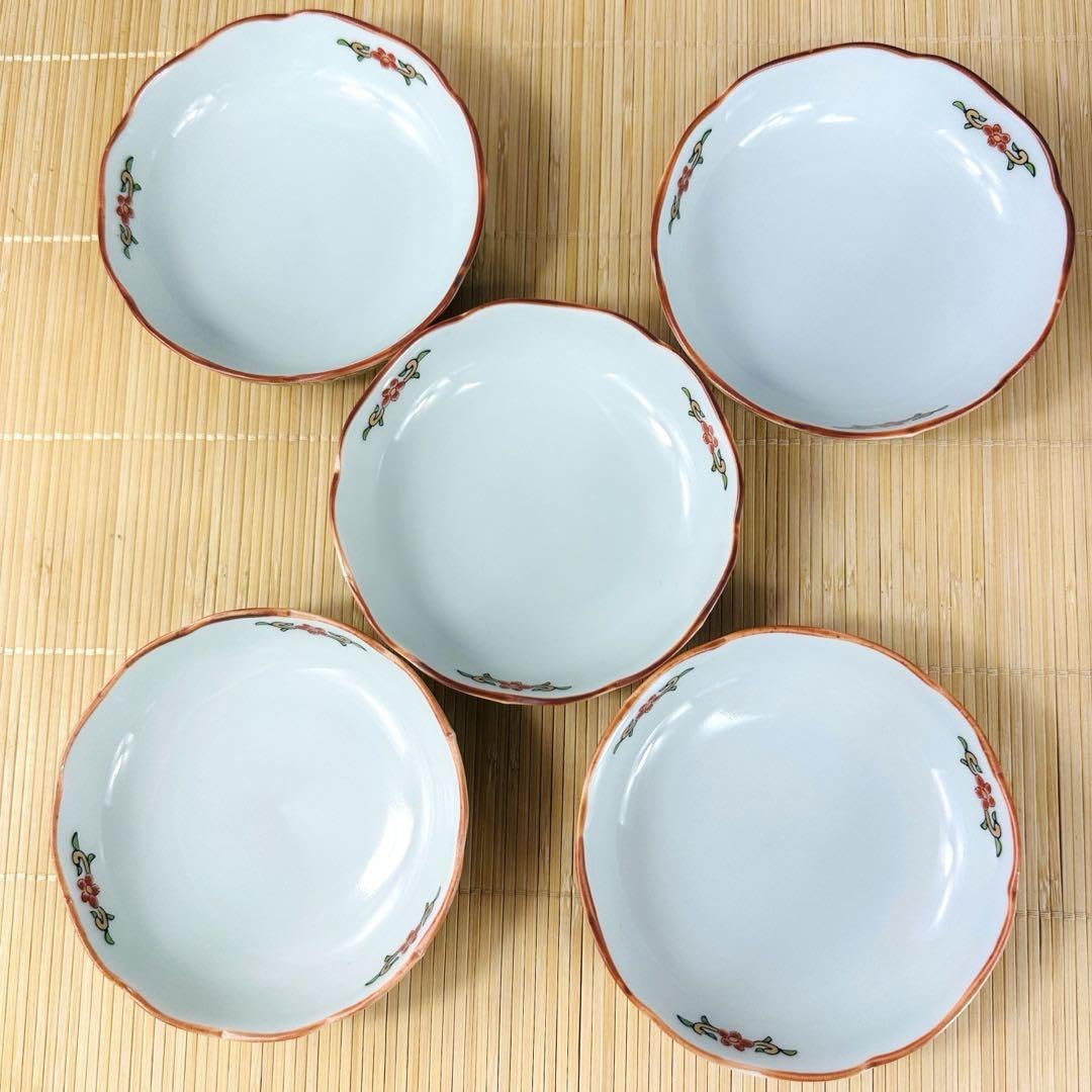 Amazon.co.jp: 有田焼 徳三郎窯 『花絵 碗皿揃』小鉢＆小皿 計10点